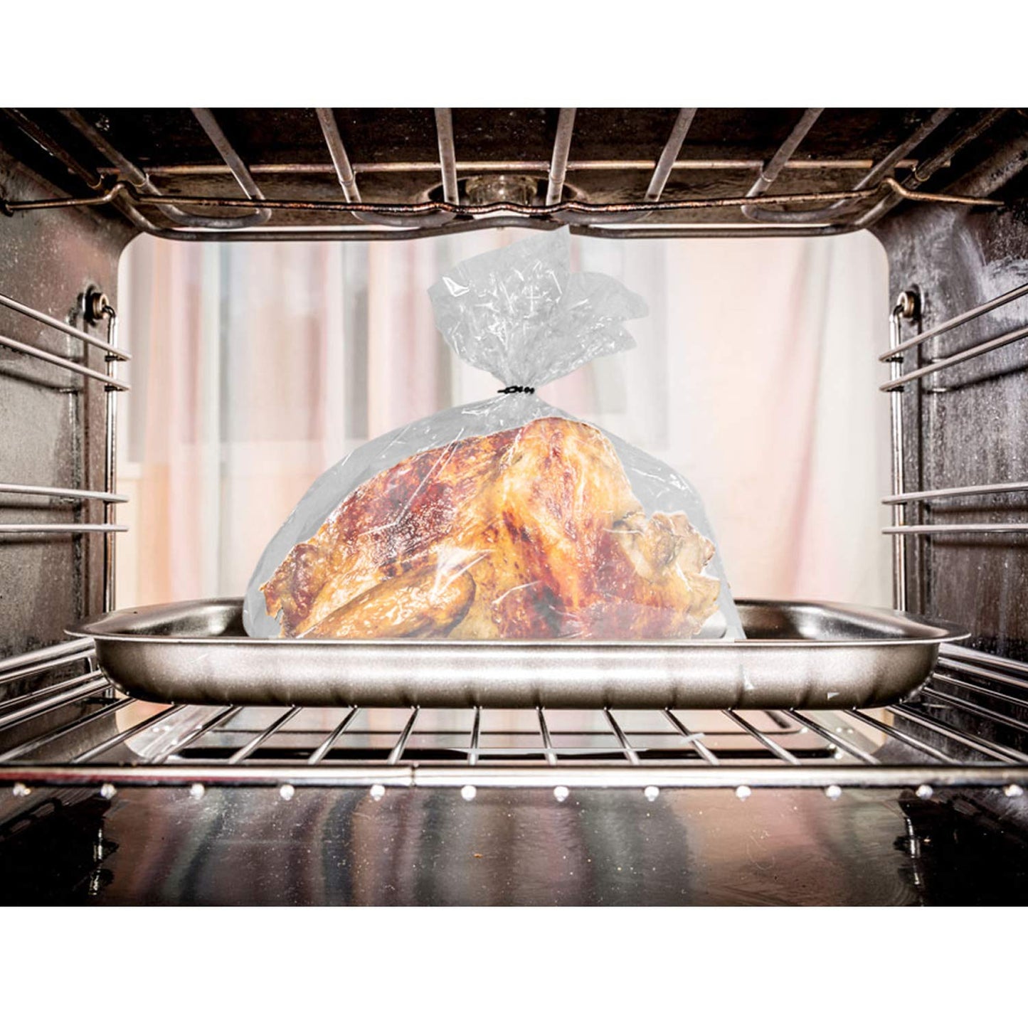 15 Counts Large Turkey Oven Bags for Cooking - Meat Roasting Safe for Fish, Vegetables - 20x24 IN (1 Pack)