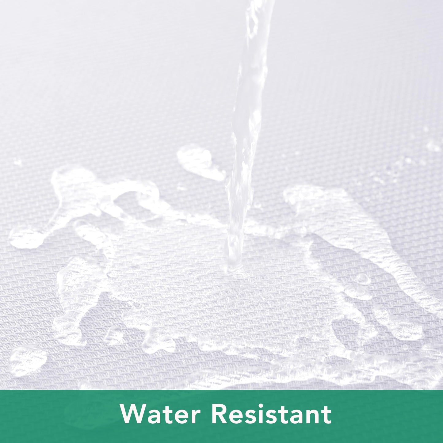 Biscaynebay Textured Fabric Tablecloths 90x156 Inches Rectangular, White Water Resistant Tablecloths for Dining, Kitchen, Wedding and Parties etc. Machine Washable