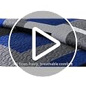 Blue White Grey Quilt Bedding Set Full/Queen Size - Modern Patchwork Comforter Coverlet