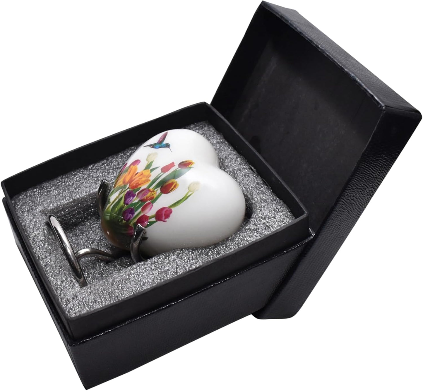 BOLD & DIVINE Adult Purple Hummingbird Cremation Urn | Human Ashes Adult Memorial urn, Burial, Funeral Cremation Urns | 200 Cubic Inches (Large Adult)