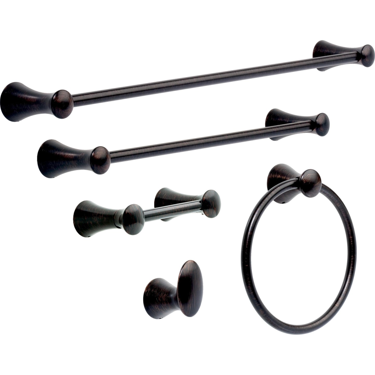 Delta Faucet 73824-RB Lahara Towel Bar, 24", SpotShield Venetian Bronze