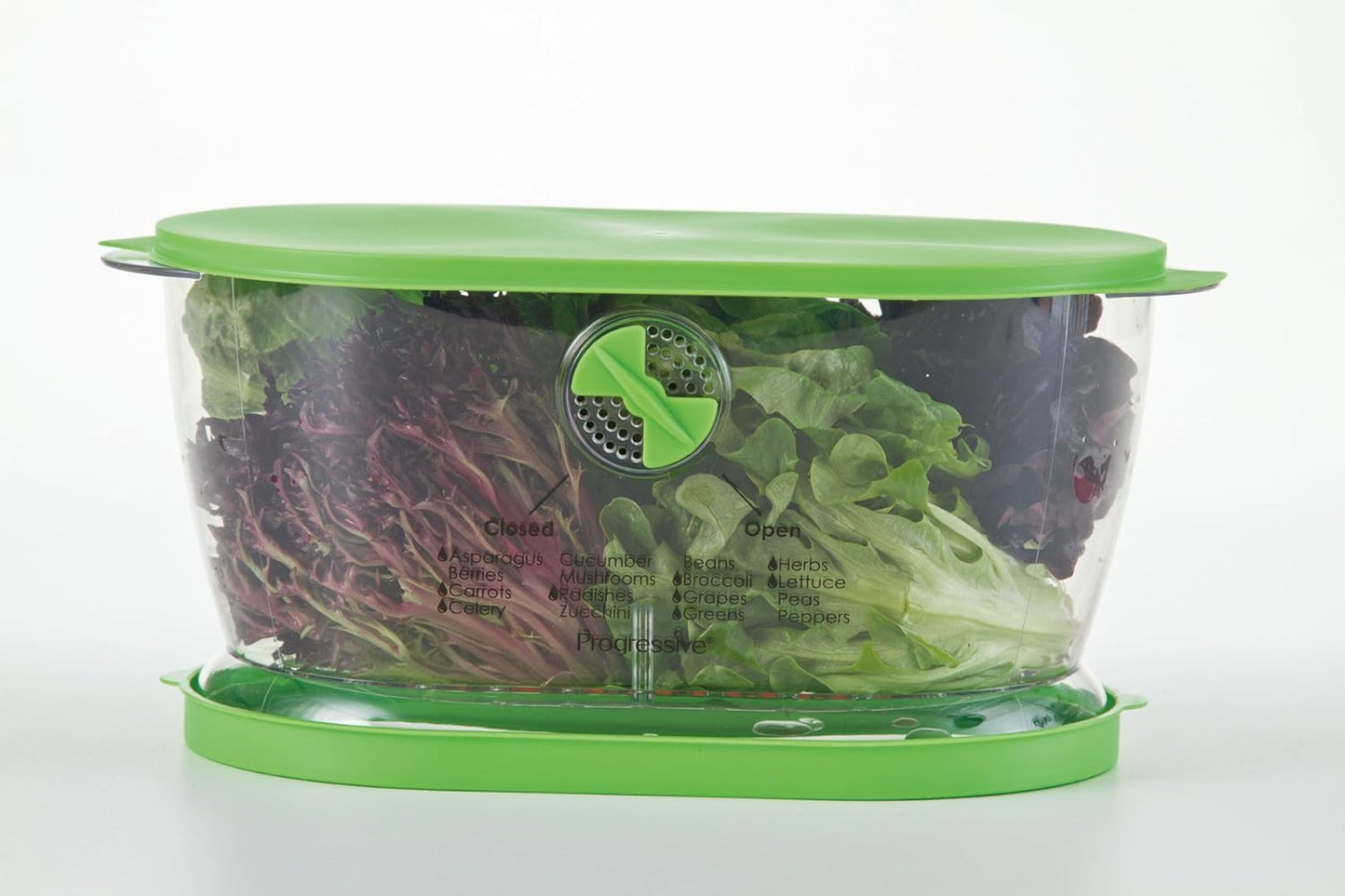 Prep Solutions by Progressive Lettuce Keeper - 4.7 Quart Produce Storage Container, Green