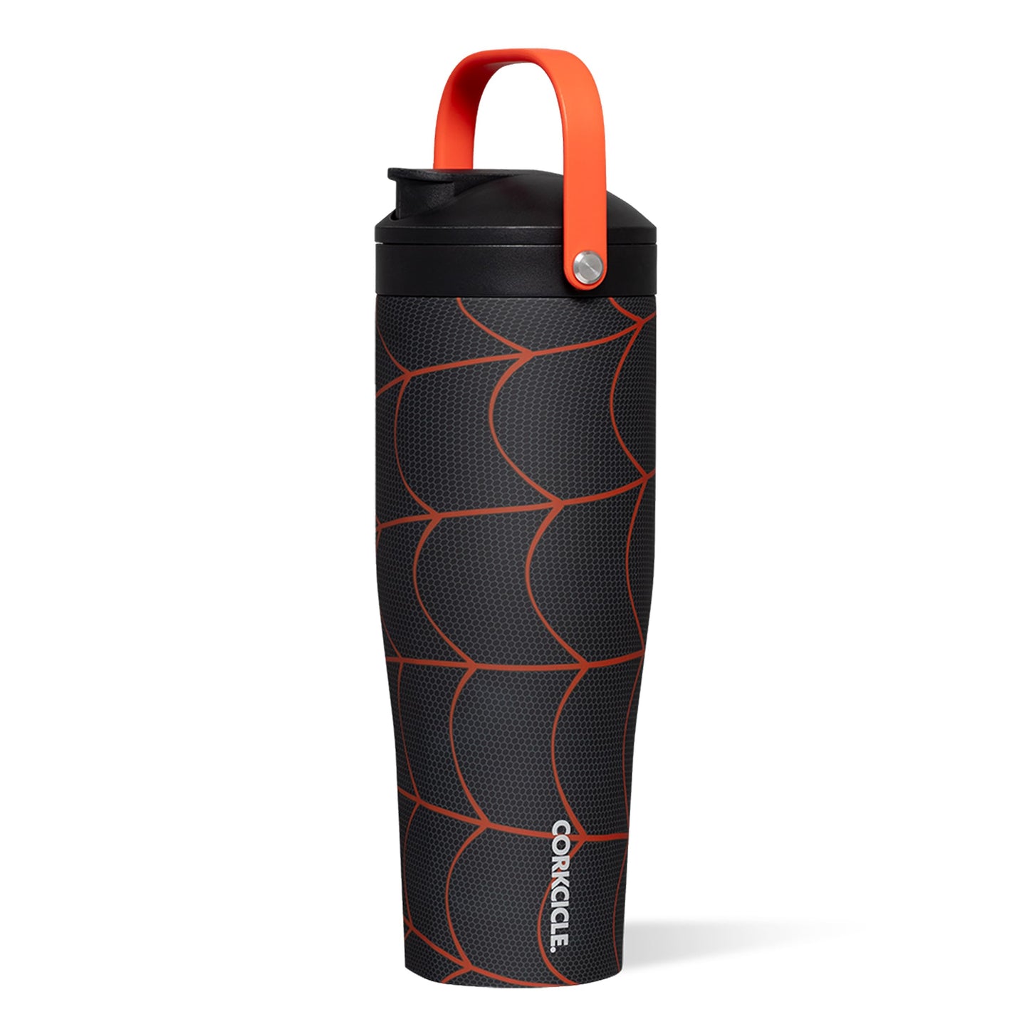 Corkcicle Protein Shaker - Built-In Agitator & Fruit Strainer Lid - 30oz - Miles Morales