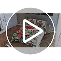 Homewish Reversible Christmas Comforter Set King Size - Red, Green & Brown, All Season Bedding