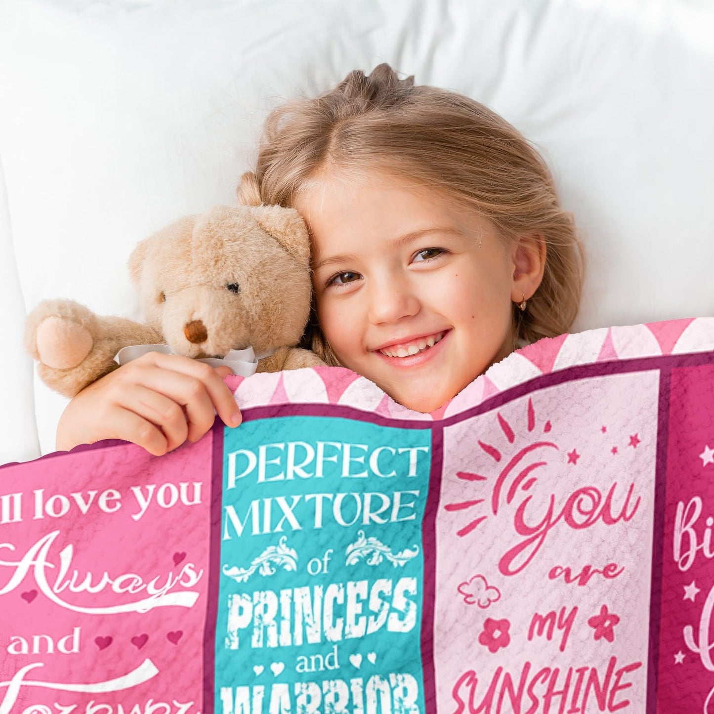 Lavua 9 Year Old Girl Birthday Gifts - Birthday Gift for 9 Years Old Girl - 9th Birthday Decorations for Girls Daughter Granddaughter Niece - 9-Year-Old Girls Gift - 9th Blanket 50"X60"