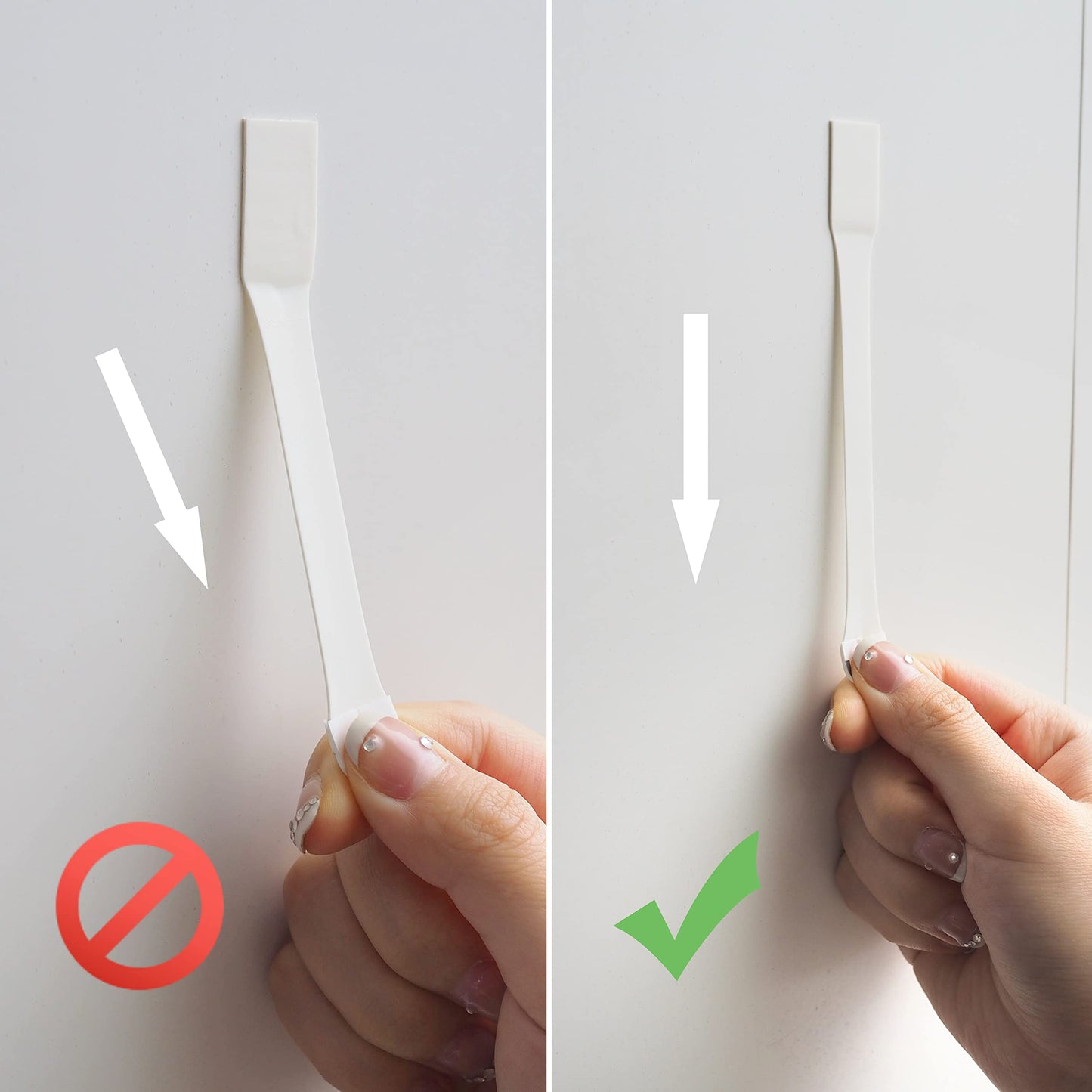 MOVELYST 15 Small Hooks+30 Removable Strips, Clear Wire Hanger Hooks, Damage-Free Utility Hooks, Heavy Duty with Adhesive Strips, No Tools Wall Hook for Hanging, Value Pack