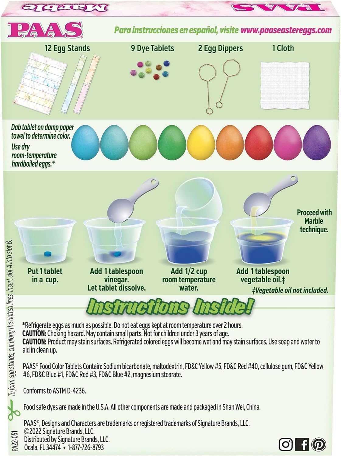 PAAS Egg Decorating Kit Super Set: Deluxe and Marble - America's Favorite Easter Tradition