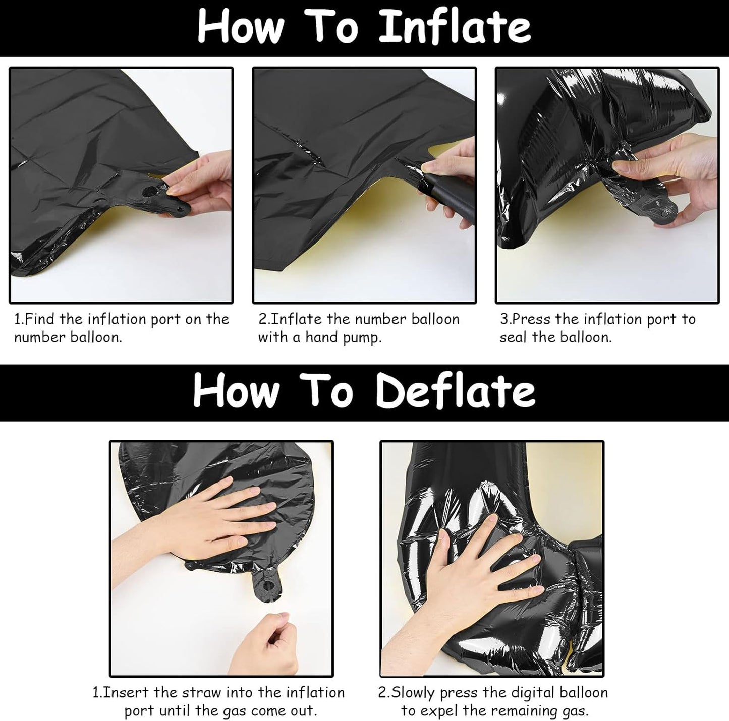 Skiennix 40-Inch Large Foil Number 5 Balloon - Self-Inflating Helium Decoration for Birthdays & Anniversaries