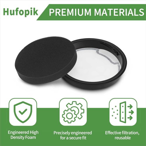 Eureka Vacuum Filter - 2-Pack Compatible with WhirlWind Bagless Canister Models NEN110A, NEN110B, NEN110D