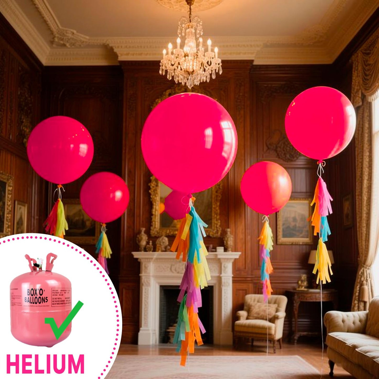 PartyWoo Hot Pink Balloons 20pcs 18 Inch Magenta Fuchsia Balloons for Baby Shower Gender Reveal Engagement Bachelorette Wedding Bridal Shower Anniversary Birthday Party Decorations Pink-Y12