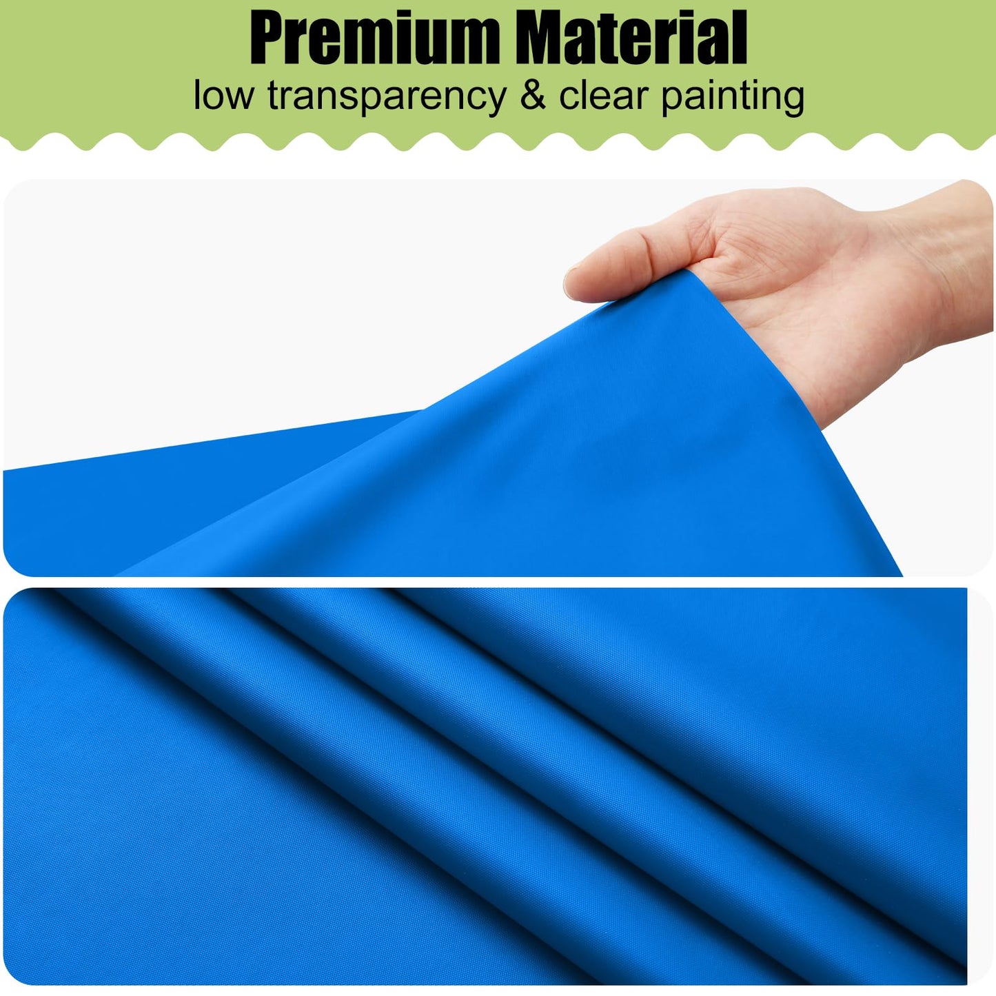 Smiry Disposable Table Cloth - 6 Pack, 54 x 108 Inch Waterproof Rectangle Tablecloths for Parties, Decorative Plastic Table Cover, Leakproof & Sturdy, Blue