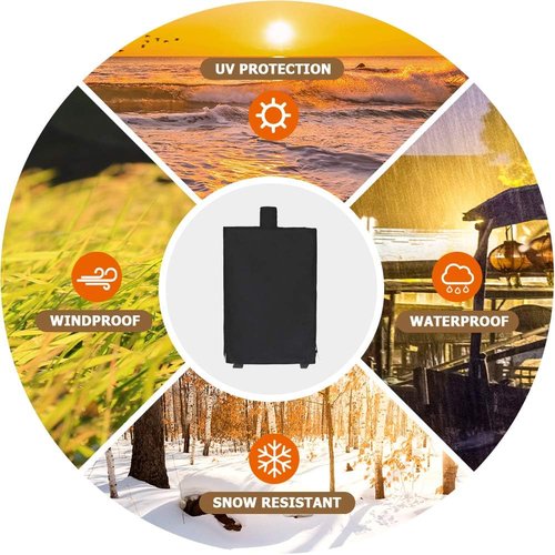 i COVER 73550 Pellet Smoker Cover - Heavy-Duty Waterproof Protection for Pit Boss Grills & Smokers