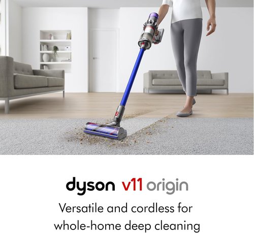 Dyson V11 Origin Cordless Vacuum - 185AW Power, 3 Modes, 60 Min Runtime | Deep Clean Hard Floors & Carpets