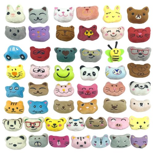 Easter 50 PCS Random Mini Stuffed Animal Plush Toys Set, Cute Small Stuffed Toy for Classroom Treasure Box Toys Prize Party Favors, For Claw Machine Prizes Goodie Bag Filler Carnival Birthday Party