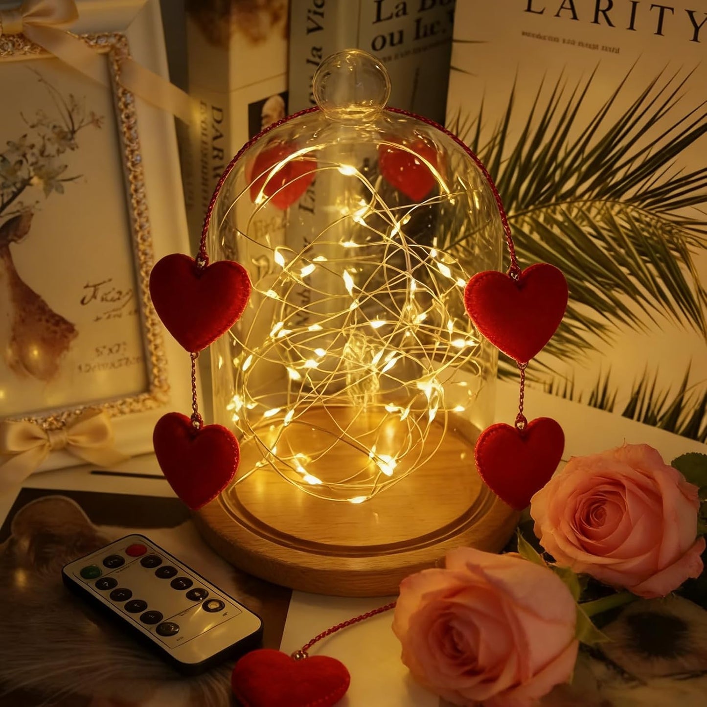 Skiennix 20 Pack Warm White Battery Operated Fairy Lights - 7ft Copper Wire Twinkle Lights for Weddings, Parties & Home Decor