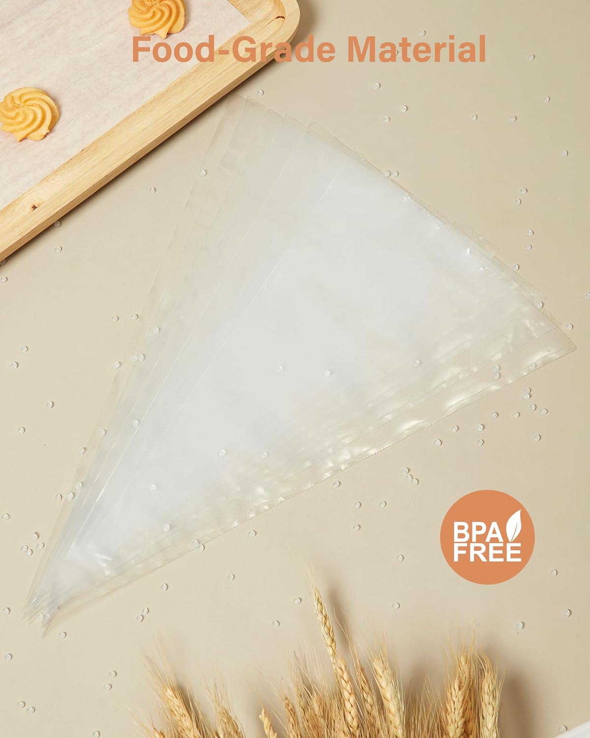 Kootek 12" Disposable Piping Bags - 100 Thick Anti-Burst Icing & Cake Decorating Bags