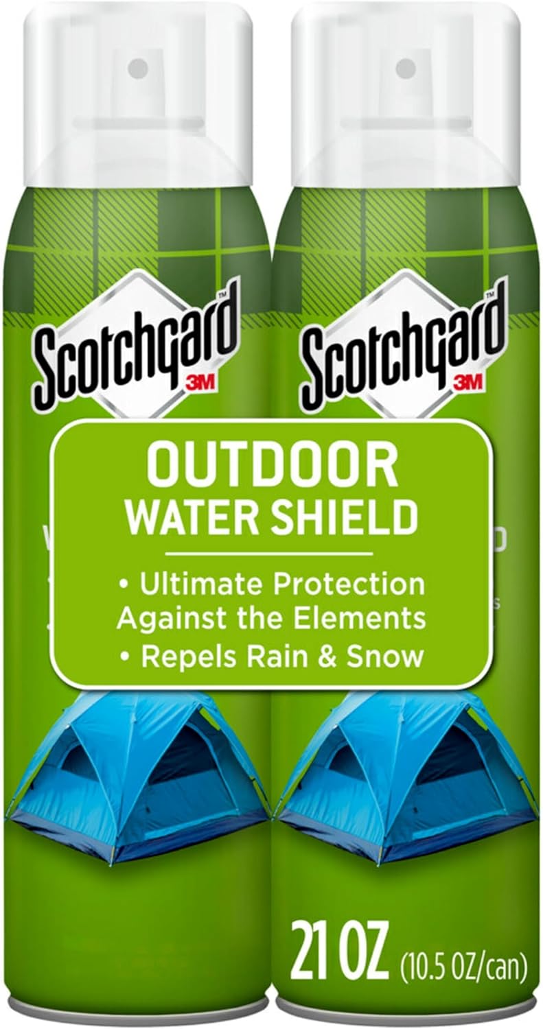 Scotchgard Heavy Duty Water Shield - Repels Water for Outerwear, Tents & Backpacks | 21 Ounces (2 Cans)