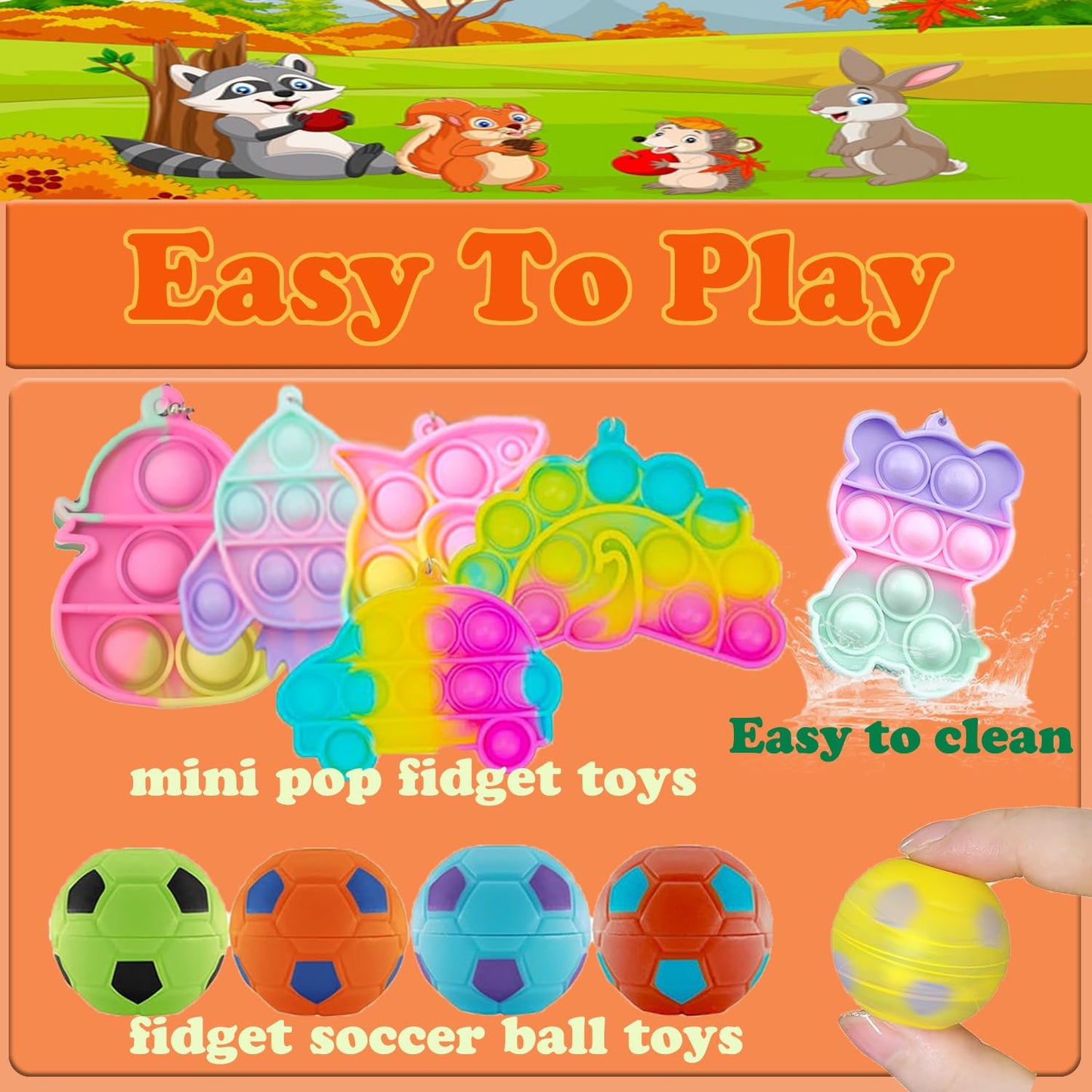 YOAUSHY 127 Pcs Party Favors for Kids, Easter Egg Fillers, Treasure Box Toys for Classroom, Prizes Box Toys Classroom, Goodie Bags Stuffer Pinata Fillers, Treasure Chest Toys