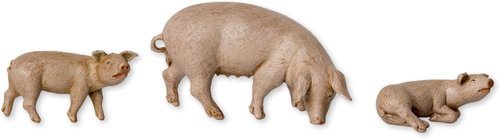 Fontanini by Roman Inc. | Hand Sculpted Pig Family Nativity Figure - 5" Collectible Animals