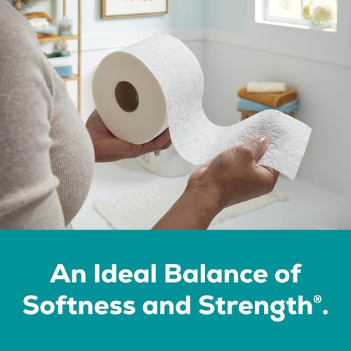 Angel Soft Toilet Paper - Soft & Strong 4 Mega Rolls | Equivalent to 16 Regular Rolls