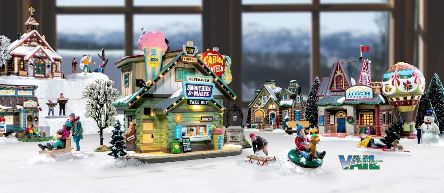 Lemax Village Collection - Tubing Family Figurines | Set of 3 Decorative Holiday Pieces
