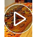 Dark Green Cheesecloth Table Runner - 10ft Christmas & Halloween Decor, Elegant Linen