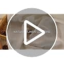 Linen Curtains for Living Room - 50W x 96L Semi Sheer Farmhouse Drapes Set of 2 Natural Linen