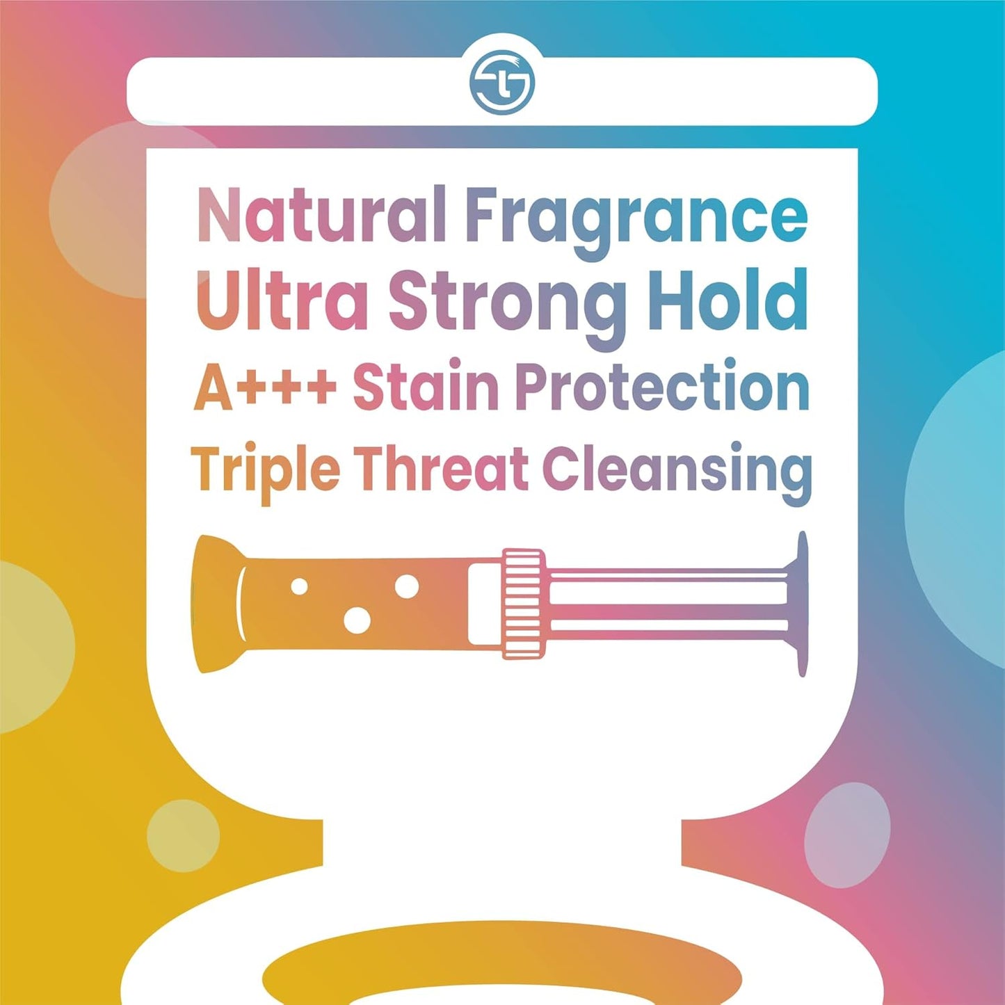 Simple Life Toilet Gel Stamp - Fresh Flower Scented Anti-Limescale Cleaner | 32 Stamps for Long-Lasting Freshness