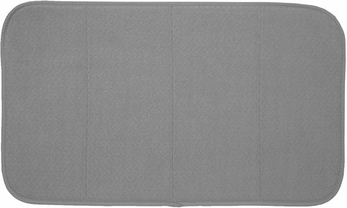 All-Clad Premium Dish Drying Mat - Ultra-Absorbent, No Condensation, 16" x 28", Pewter | Perfect for Large Pots and Pans