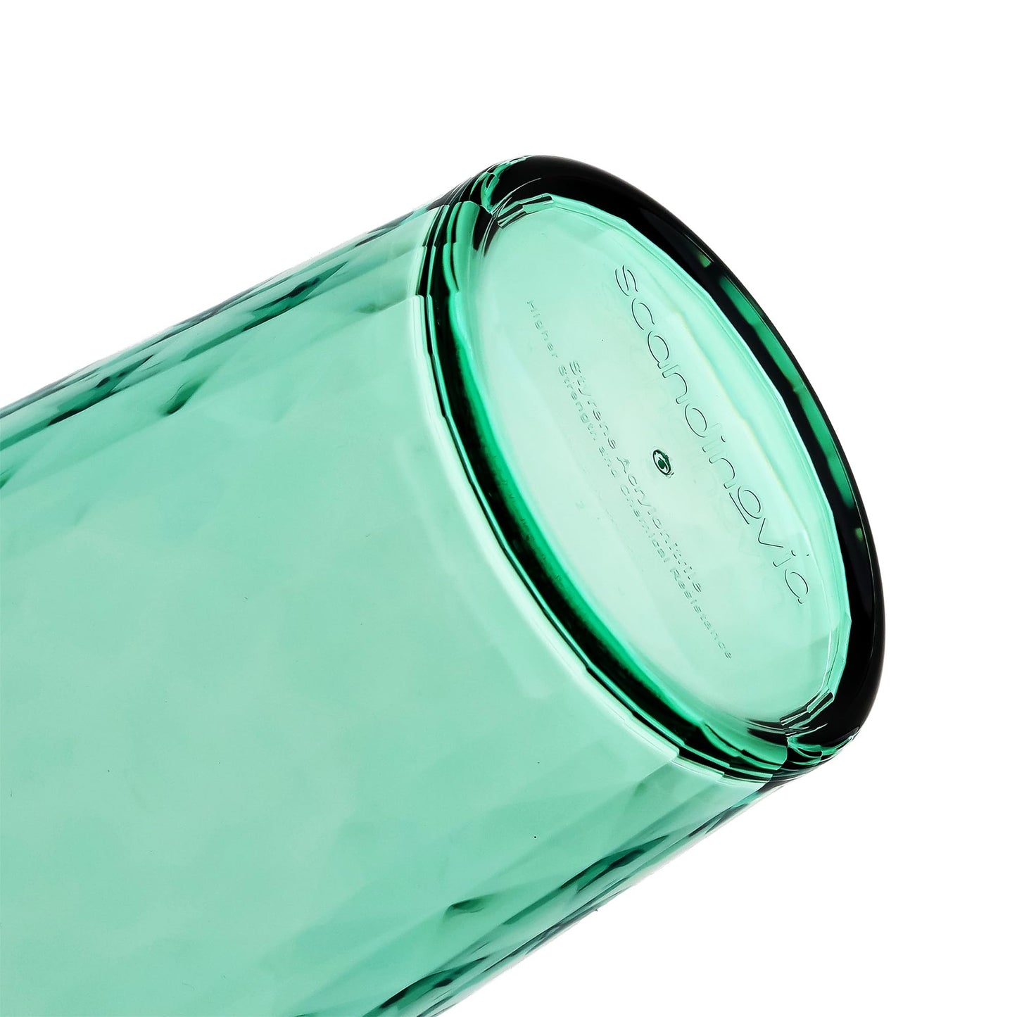 SCANDINOVIA - 19 Oz Unbreakable Cups - Vibrant Acrylic Tumblers, Shatterproof, Reusable & Dishwasher Safe, Smooth Rims, BPA-Free, Indoor & Outdoor Use, Plastic Cocktail Glasses - Set of 6-19 Oz