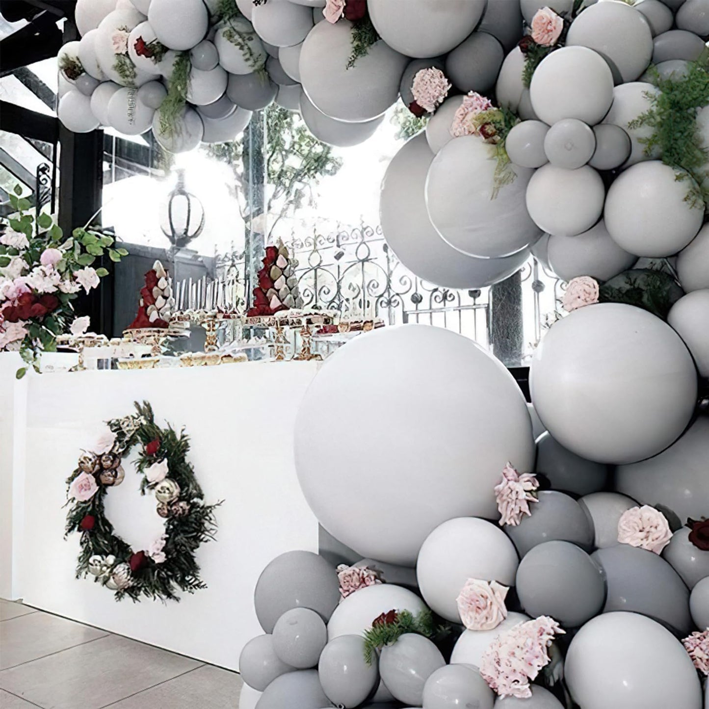 PartyWoo Gray Balloons 50pcs of 12 Inch Matte Gray Latex Helium Balloon for Baby Shower Graduation Wedding Anniversary Bachelorette Retirement Birthday Gender Reveal Party Decorations Gray-Y71
