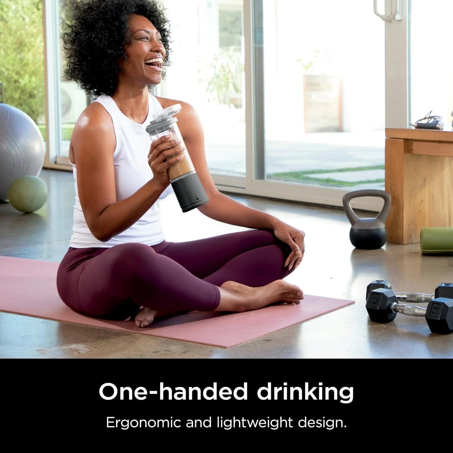 Ninja Blast Portable Blender - 16 oz. Cordless, USB-C Rechargeable, Leak-Proof Lid | Perfect for Smoothies (Black)