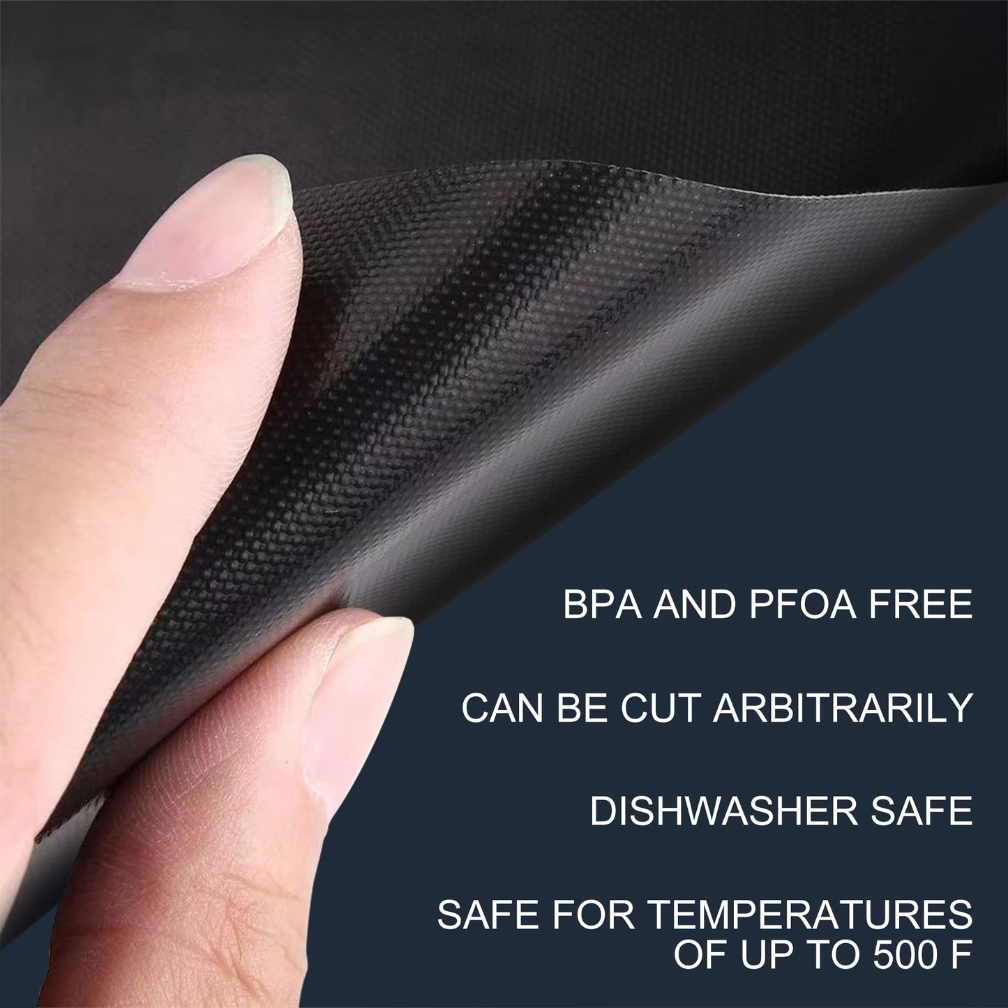 Meegoo Oven Liners for Bottom of Oven, 2 Pack Large Thick Heavy Duty Non-Stick Teflon Oven Mat Set, 15.74"x 23.62" BPA and PFOA Free Oven Floor Protector Liner, Kitchen Friendly Cooking Accessory