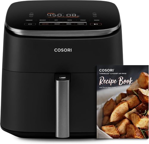 COSORI Air Fryer - TurboBlaze 6.0-Quart Compact Air Fryer with Roasting & Air Fryer Liners