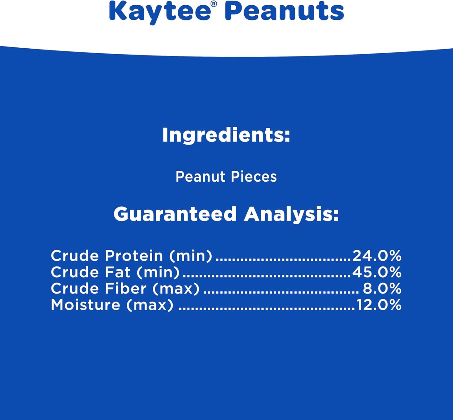 Kaytee Shelled Peanuts - High-Quality Bird Food for Cardinals, Blue Jays & Woodpeckers | 11 Pounds