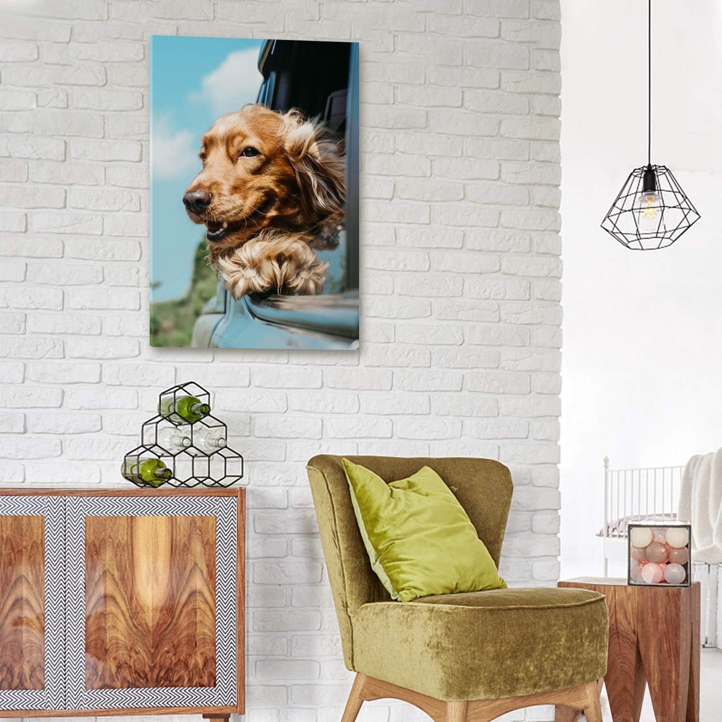 Skiennix Personalized Canvas Print - Custom Wall Art for Bedroom & Living Room | 8" W x 12" H