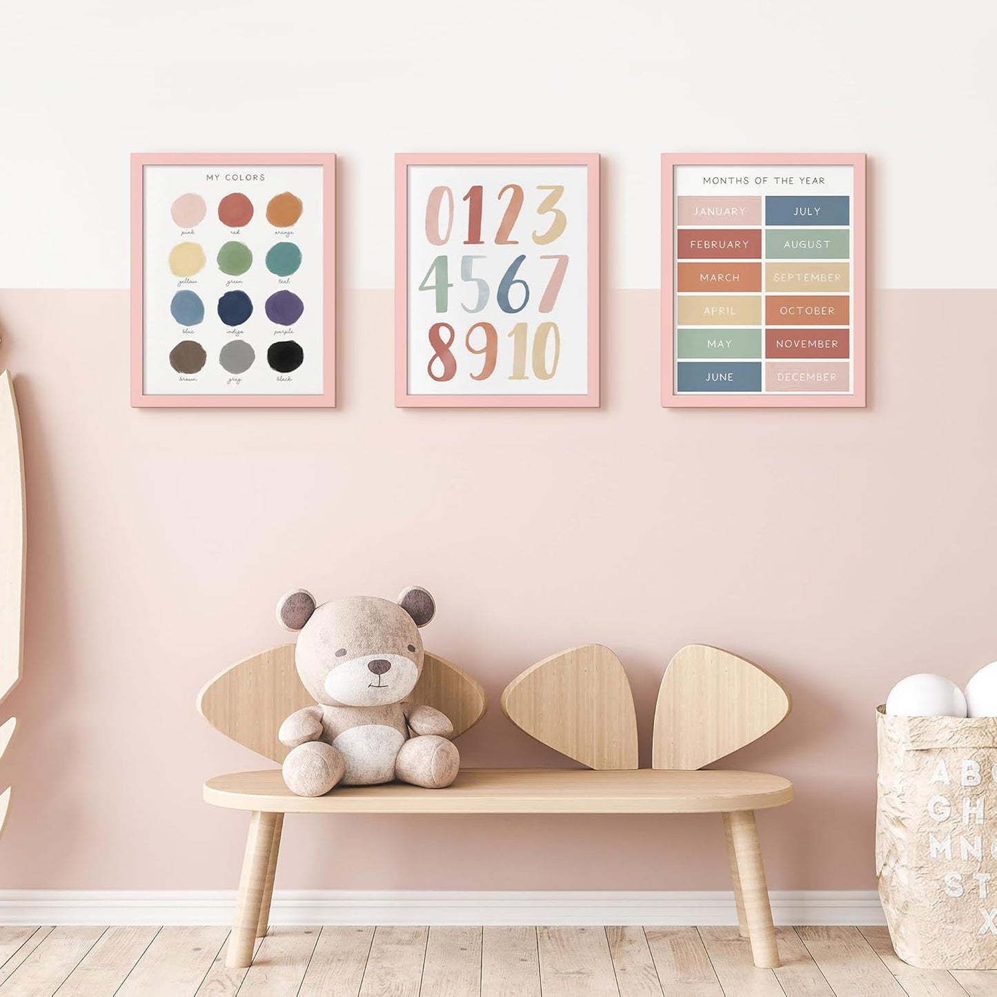 Upsimples 11x14 Picture Frame - Display 8x10 Photos with Mat or 11x14 Without - Pink, 1 Pack
