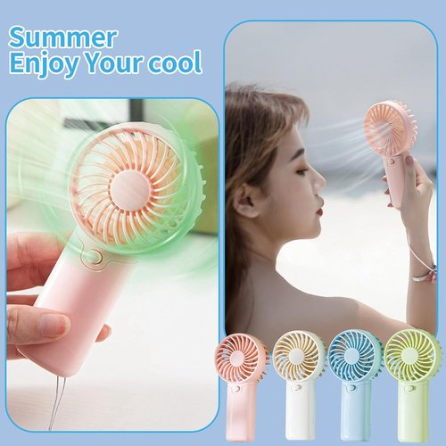 AAA Battery Powered Fan - Compact 5'' Quiet Personal Fan for Camping & Outdoor Use | Green