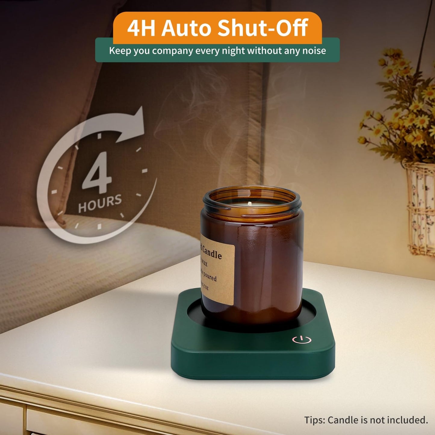 VOBAGA Coffee Mug Warmer Set with Auto Shut Off, 15 oz Coffee Mug Gift Set & 3 Temperature Settings Home Office Desk Accessories Valentine's Day Gift