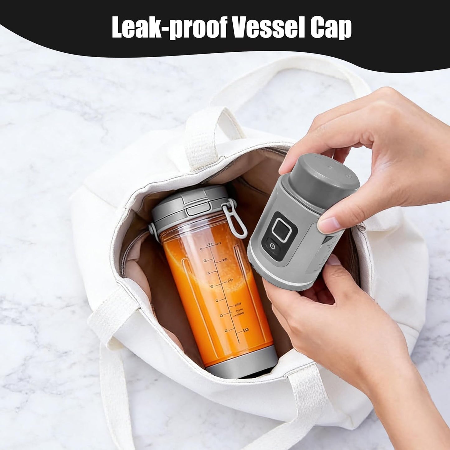 Ninja - Silicone Blade Cover & Vessel Cap - Leakproof, Dishwasher Safe Blender Parts (Grey)