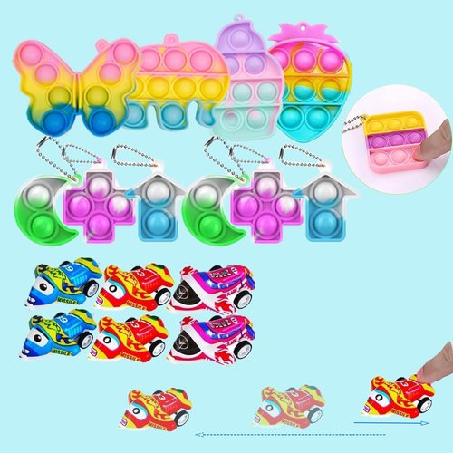 Dilycery 128 Pcs Party Favors Toys for Kids, Treasure Box Toys for Classroom Carnival Prizes Rewards Bulk, Easter Egg Fillers, Goodie Bag Stuffers for Kids Party, Pinata Fillers Birthday Gifts