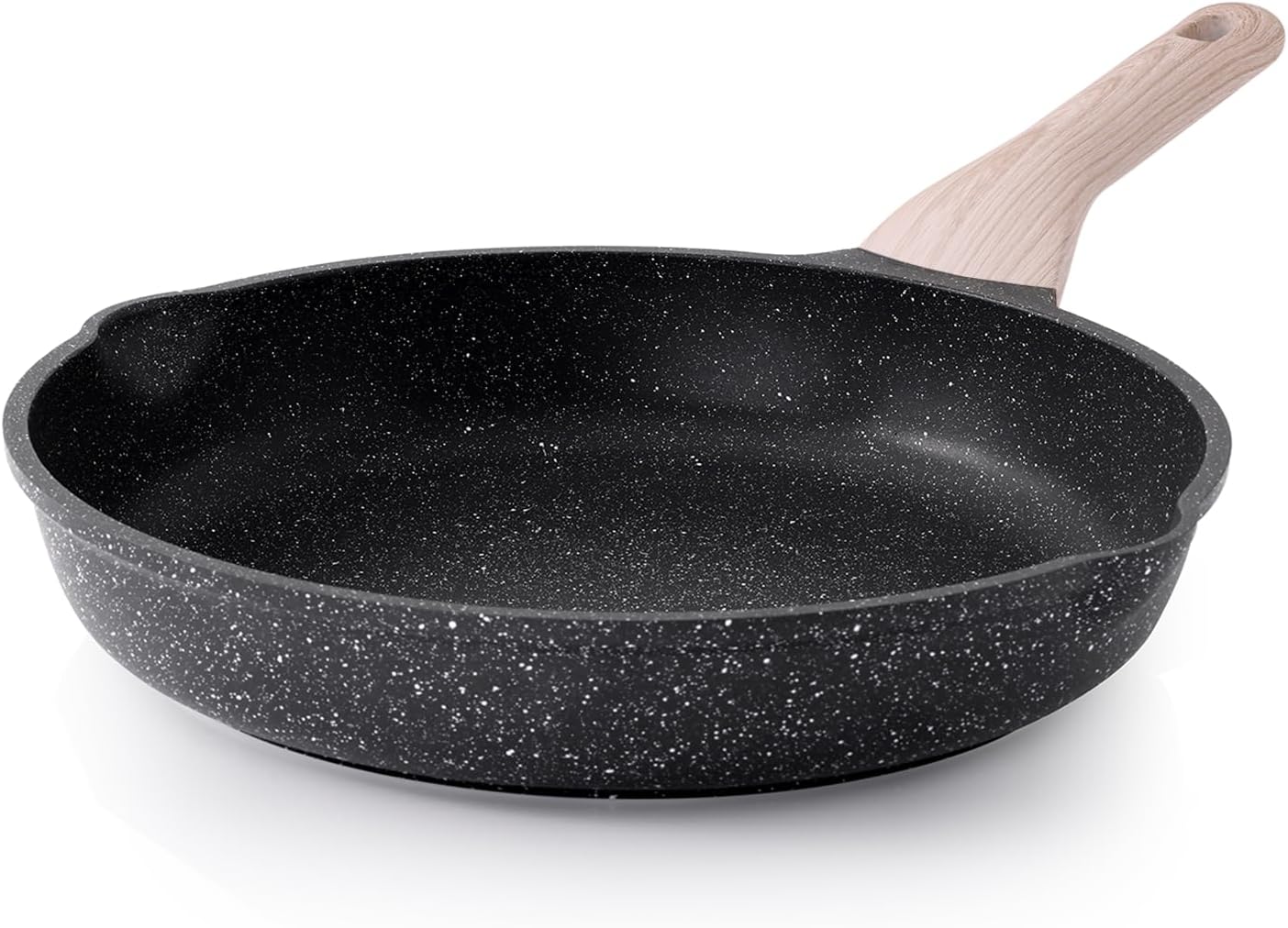 Kordisen Nonstick Frying Pan - 12.5 Inch Granite Skillet | Healthy, Induction Compatible & PFOA Free