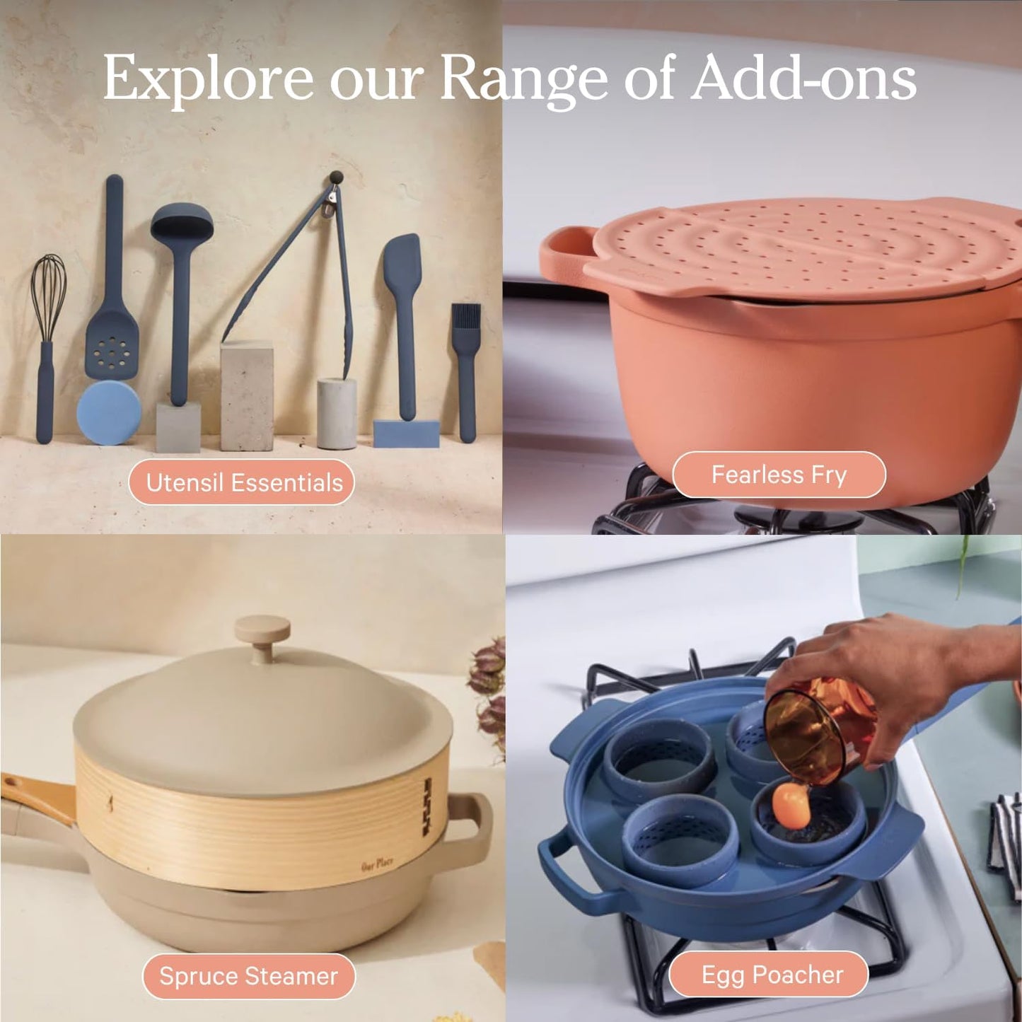 Our Place Perfect Pot Roasting Rack - 2-in-1 Custom-Fit Steamer & Rack | Toxin-Free Ceramic Coating | Char