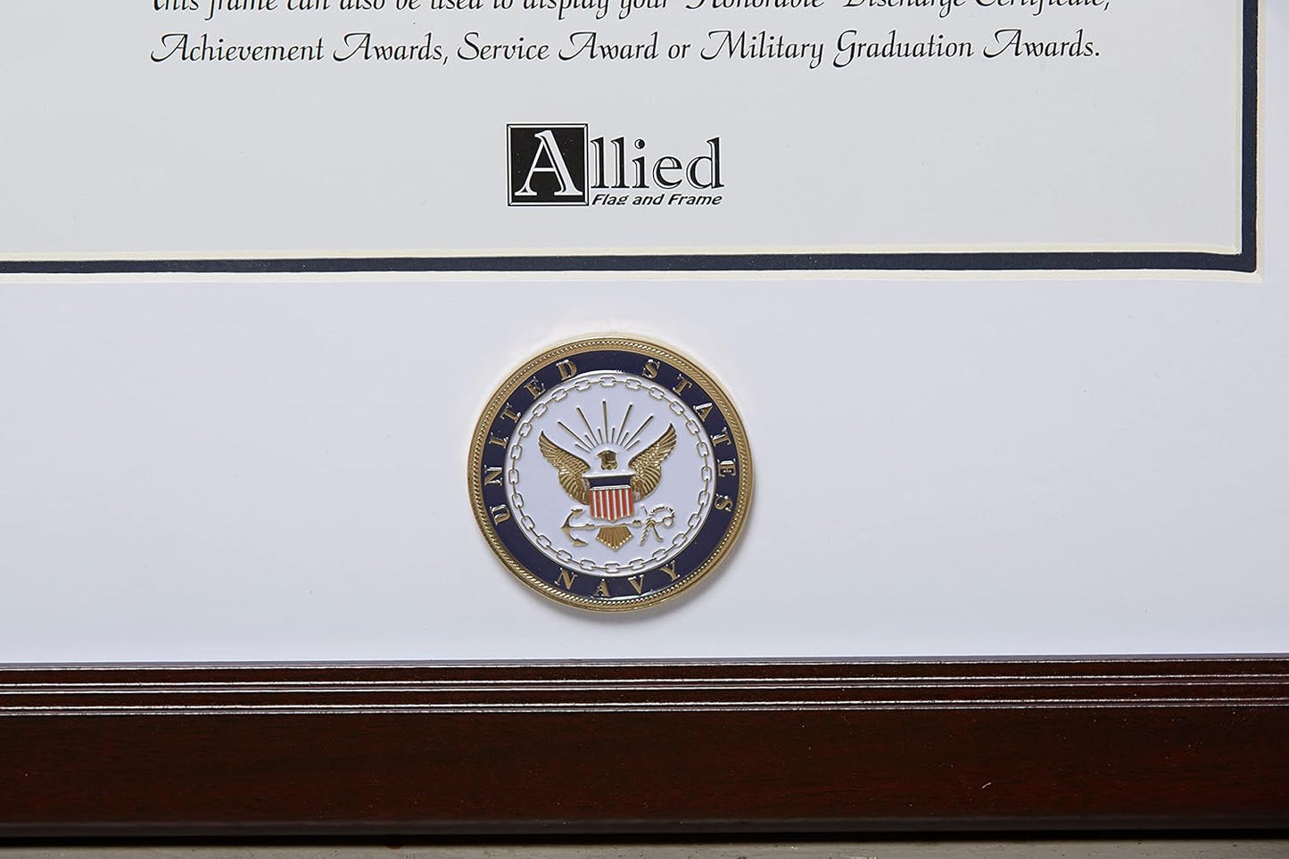 Allied Frame United States Army Certificate of Achievement Frame with Medallion - 8 x 10 inch