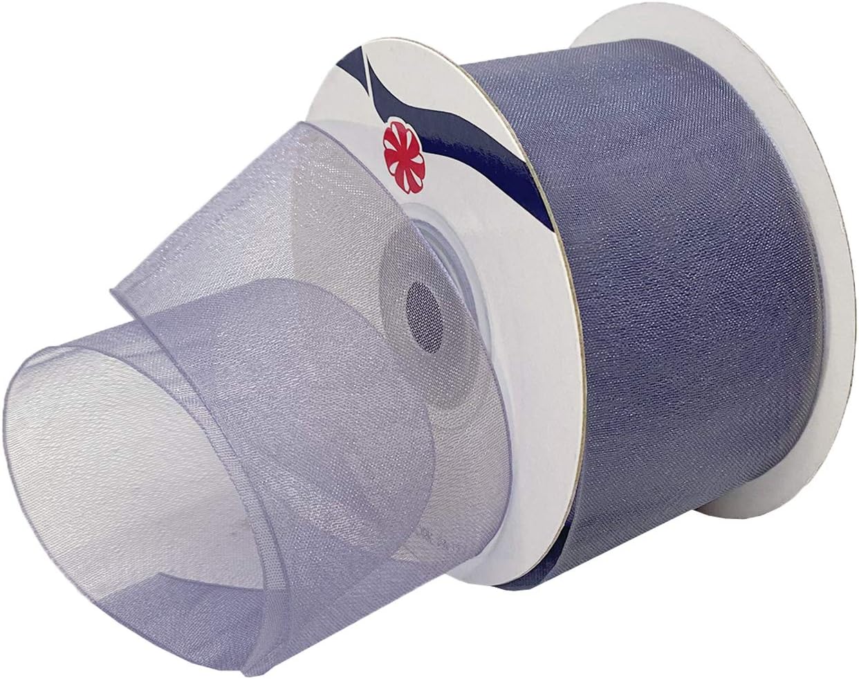 Red Organdy Nylon Ribbon - 5/8 Inch x 100 Yards | Morex 91803/100-609