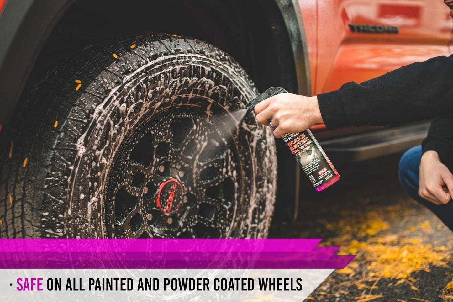 P & S Professional Detail Products - Brake Buster Wheel & Tire Cleaner - Non-Acid Formula, Safe for All Wheels - 1 Gallon