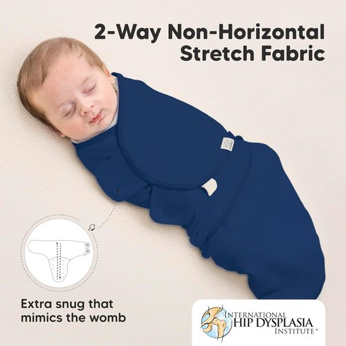 3-Pack Organic Baby Swaddle Sleep Sacks - Soft & Snug Swaddles for Newborns 0-3 Months | Perfect for Baby Girls & Boys