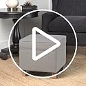 Cream Square Storage Ottoman with Lift-Off Lid - HomePop Classic Accent Piece