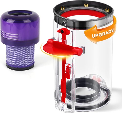 Dyson Upgraded Canister | Compatible Dust Bin for V11, V15, SV14, SV15, SV22 with HEPA Filter