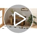 42.6-Inch Solid Wood Entryway Bench Farmhouse Narrow Storage Seat